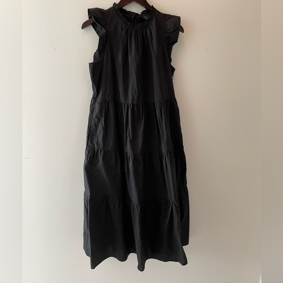 JCrew Tiered Cotton Poplin Dress NWT | S - Picture 2 of 5